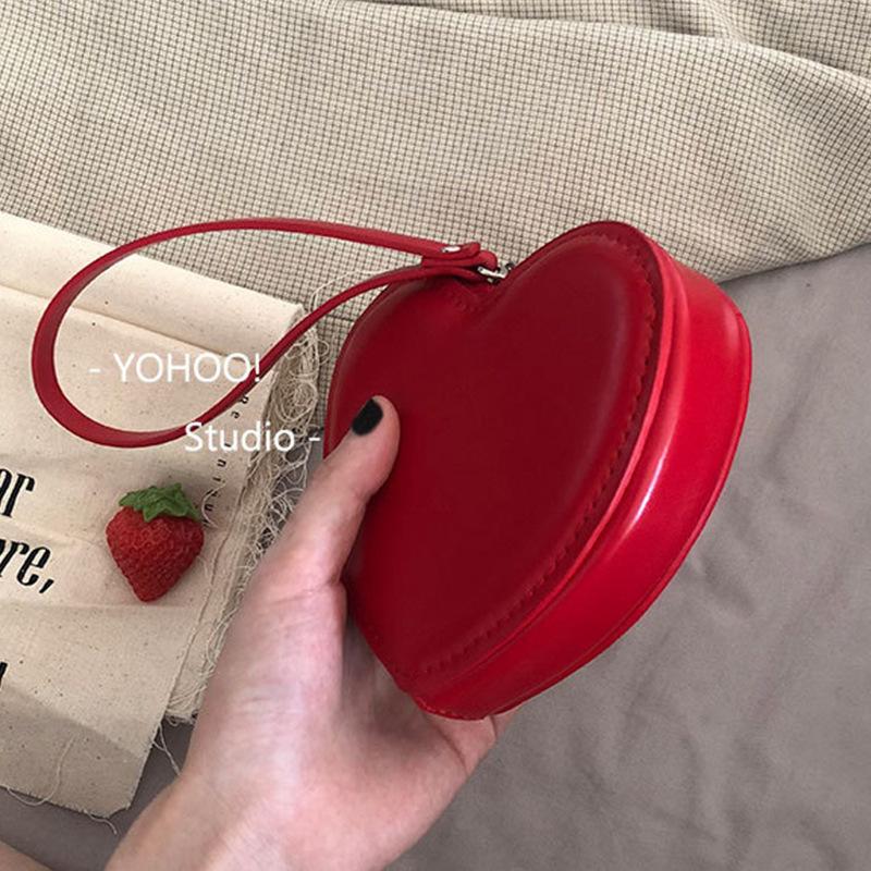 

Girl heart cute love change bag lady 2025 new card bag coin bag portable small bag women s storage bag