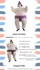 Sumo Inflatable Costume: Kids' and Adults' Cartoon Mascot for Stage Performances