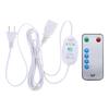 US 2pin 2.5m 110V 220V 60W Remote Switch 2-12 Hour Timing Extension Cable for Ceiling Fan LED Light Lamp