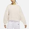 New Nike Sportswear Essentials Series Sweatshirt Women's Ecru DJ7666-219