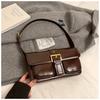 Ielgy Retro Autumn Winter All-Match Fashion Messenger Bag Ladies One-Shoulder Underarm Work Small Square Bag