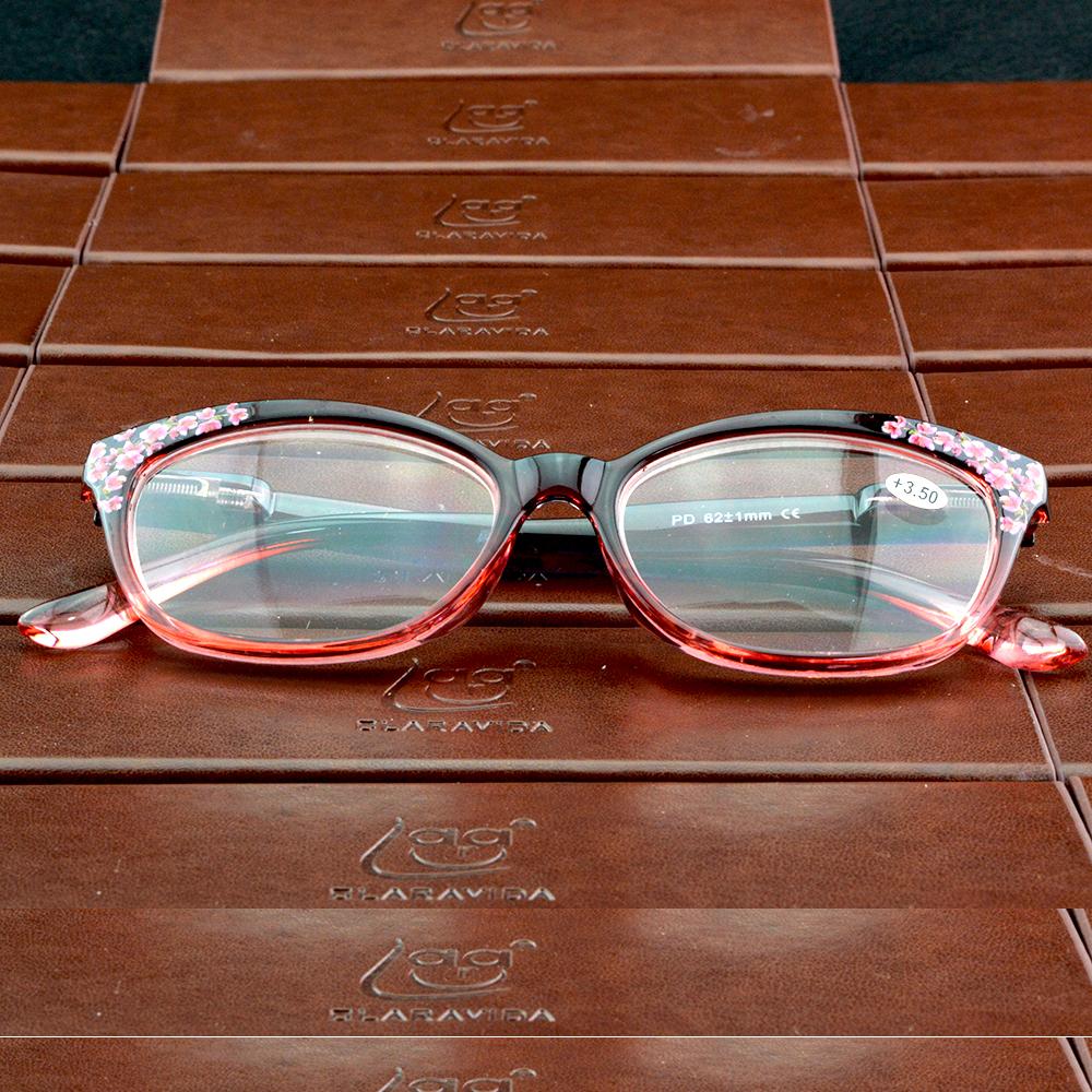 Clara Vida сливовый цвет розовый декоративные женские художественные очки для чтения +1 — фото 2