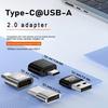 Phone Adaptor Type-C To USB-A 2 480Mbps High-Speed Data Transfer Multi-functional Charging Adapter