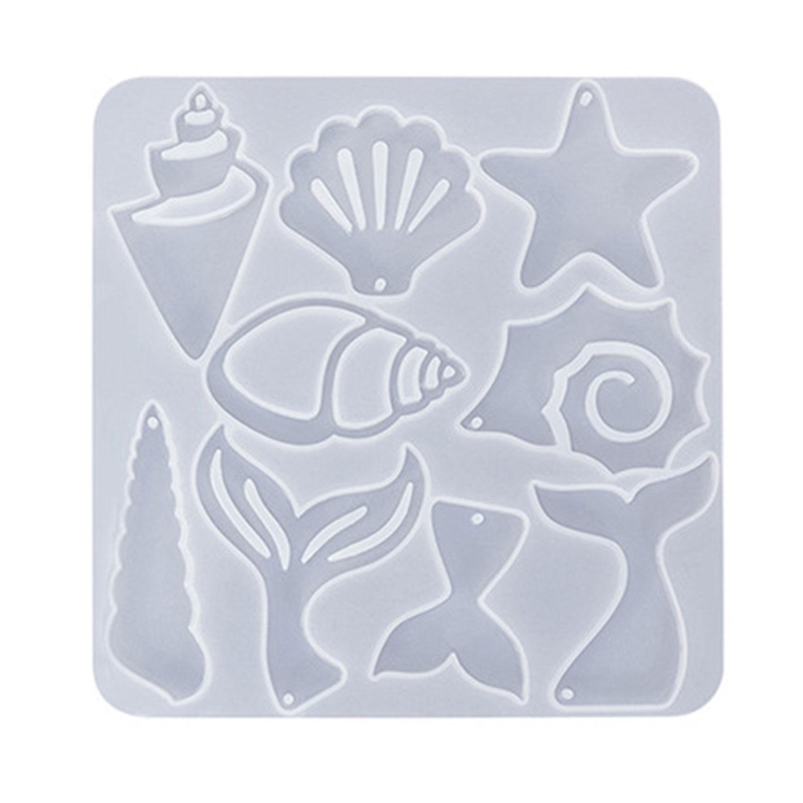 

Универсальная форма для литья из смолы, форма для ожерелья, подвески, формы для эпоксидной смолы серии Ocean, формы для кристаллической смолы, идеально подходящие для поделок своими руками 1