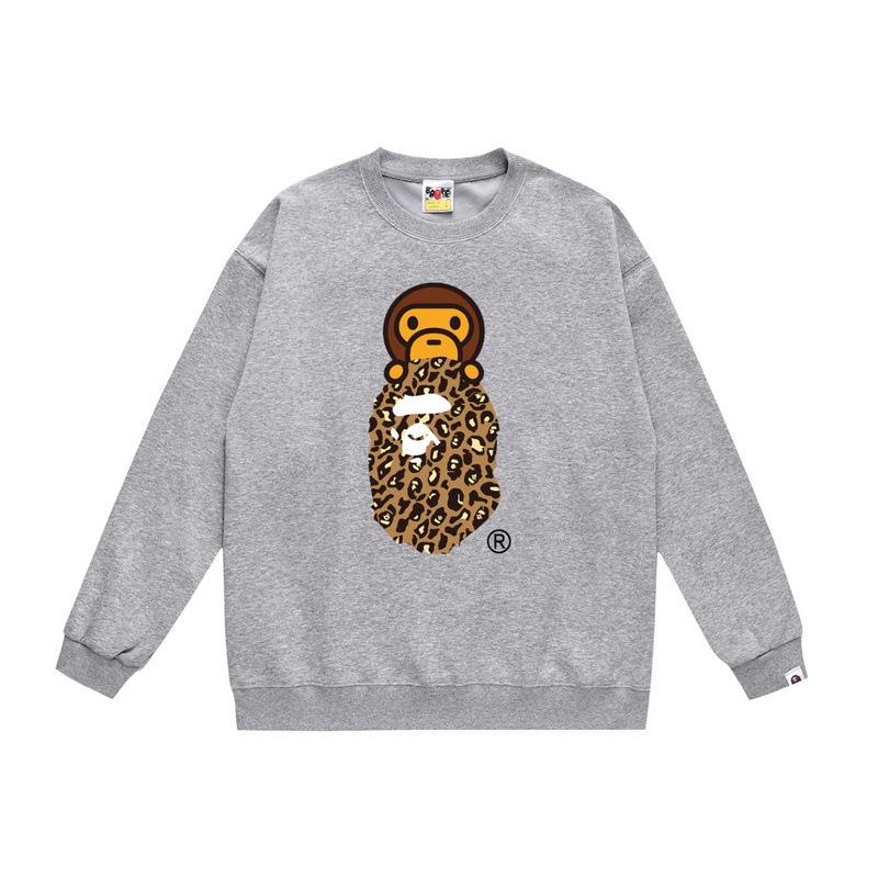 Ape Head Print Unisex Casual Loose Pullover Sweatshirt - Autumn/Winter Trend for Teens