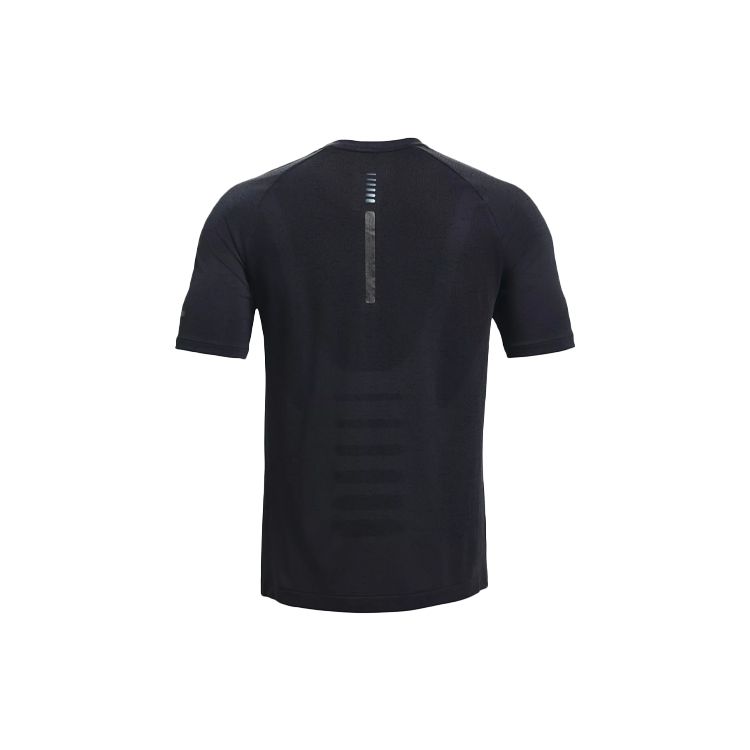 Under Armour Logo Pattern Loose Fit Crew Neck T-Shirt Men Tops Gray 1361356-016