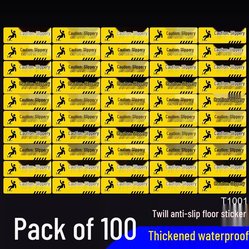 Caution Wet Floor Warning Stickers