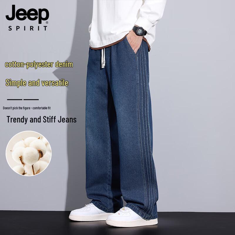 

JEEP SPIRIT Men s Retro Straight-Leg Denim Jeans L