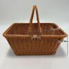 Extra Large Bamboo Woven Rectangular Storage Basket