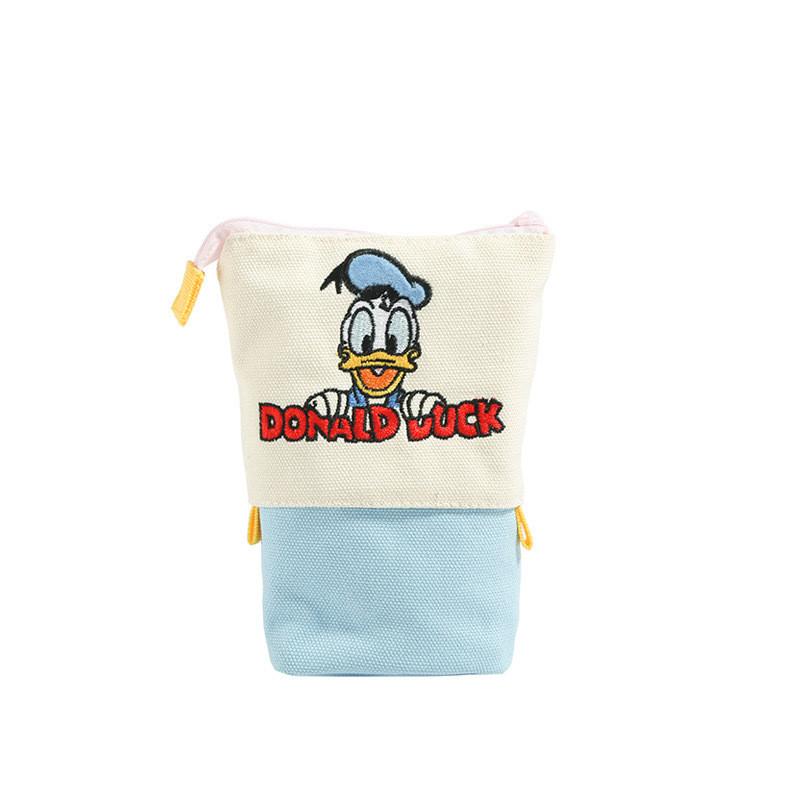 Disney Donald Duck Cartoon Canvas Backpack With Padded Laptop Compartment For Kids And Teens