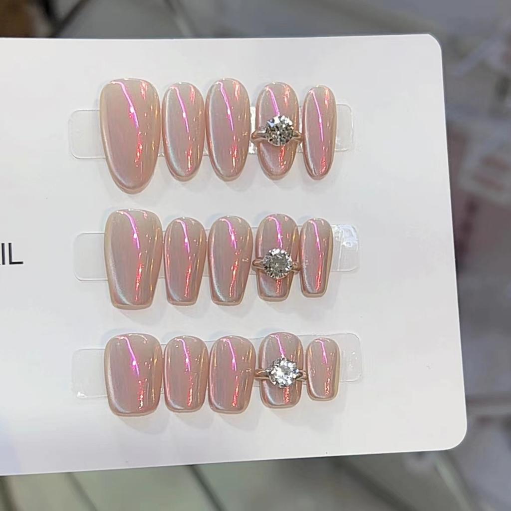 Pure Hand-made Phototherapy Wear Armor Tablets Aurora Ring. Finished Armor Products Reusable Nail Patches