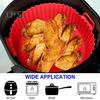 Silicone Frying Liners Air Circulation Baking Tray Dual-sided Cooking Pan Grease-free Air Fryer Basket Kitchen Accessory