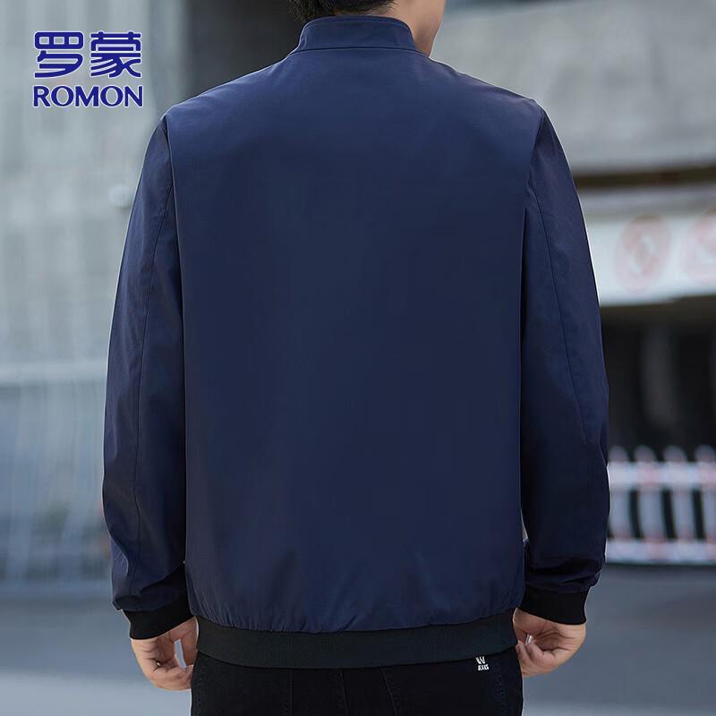 ROMON Men's Autumn Business Casual Stand-Collar Jacket
