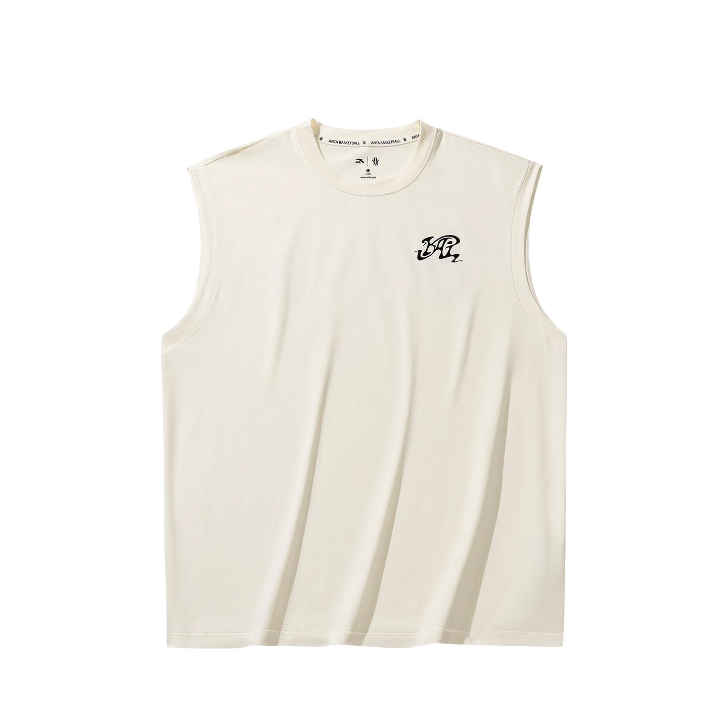 

Anta Kyrie Series 2026 Casual Sports Quick-Dry Top Summer Knitted Vest Unisex tops Vanilla-White 172621108-1 3XL