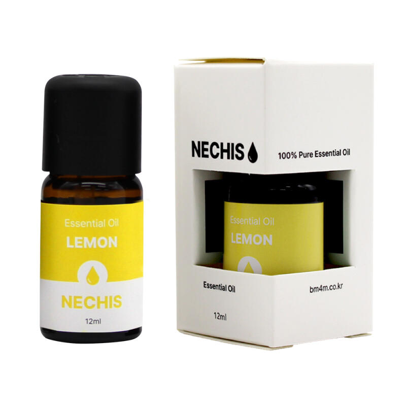 NECHIS Huile Aromatique Huile Essentielle Citron 12ml