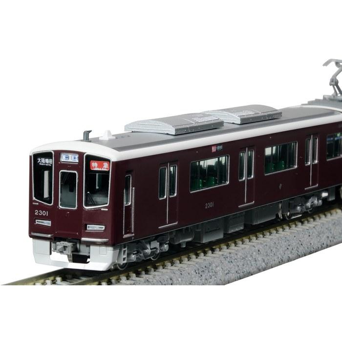 KATO N Gauge Hankyu 2300 Series Kyoto Line Basic Set (4 Cars) Model Railroad Train 10-2031 Multicolor