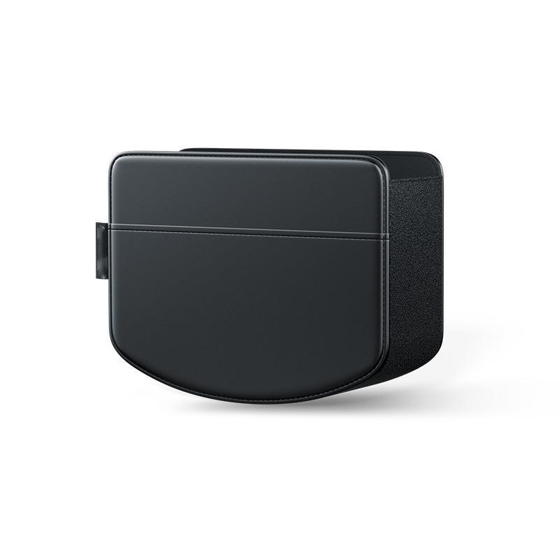 Car Door Trash Bin Leather Interior Door Panel Storage Box Auto Garbage Bag Seat Back Cup Holder Card Pocket Storage Accessories