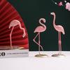 Flamingo Tabletop Decoration Pink Home Shop Decoration Posing Props Resin Crafts