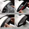 A Set of 2 Silicone Rain Covers for Car Side Mirrors, Essential for Rainy Days, Windshield Cover, Compact Style, Practical