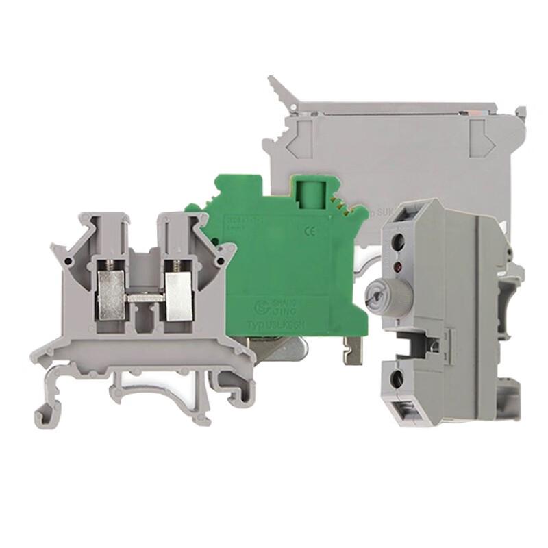SNAYN UK16N DIN Rail Flame Retardant Terminal Block (10-Pack)