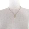 Great HERMES Necklace Amulet Constance Pendant Silver 925 Women Used
