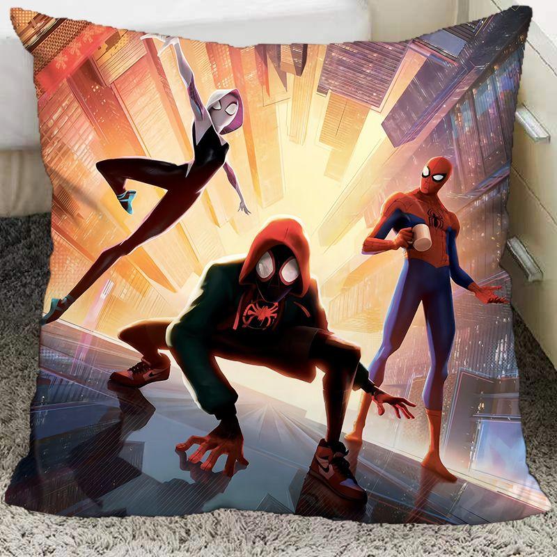 Spiderman Avengers Movie Peripheral Pillow Double-Sided Bedside Pillow Cushion