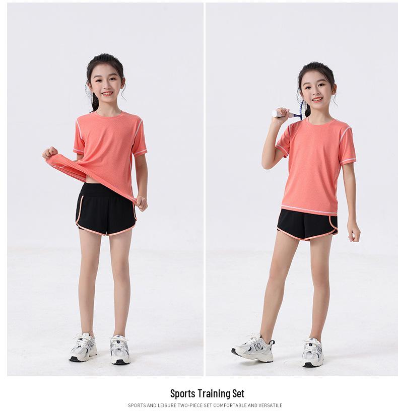 Children's Quick-Dry Long Sleeve Sports T-Shirt for Boys & Girls - Perfect for Basketball, Running, & Yoga