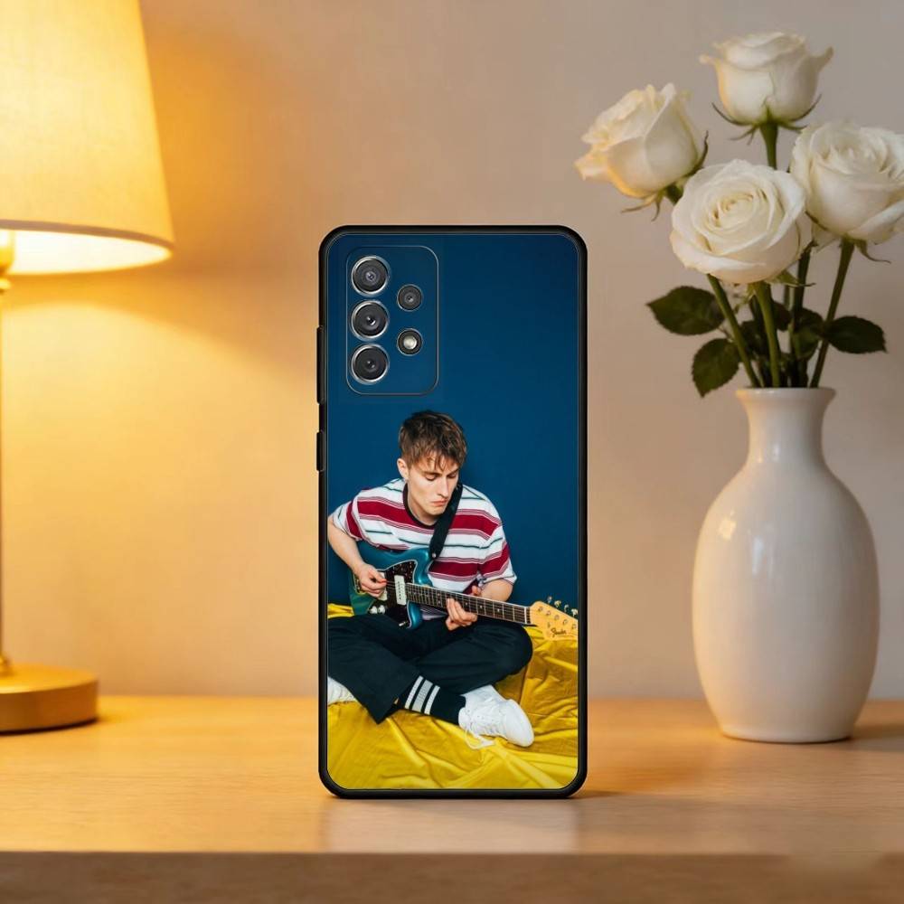 S-Sam COOL F-Fender Phone Case For Samsung Galaxy A73,A72,A71,A70,A53,A52,A51,Soft Silicone Black Cover