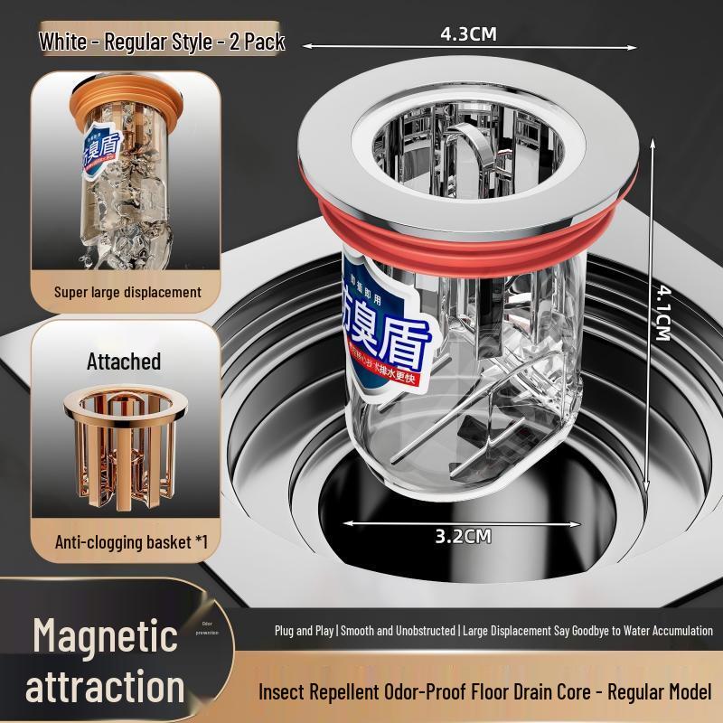 Bathroom Floor Drain Anti-Odor Core