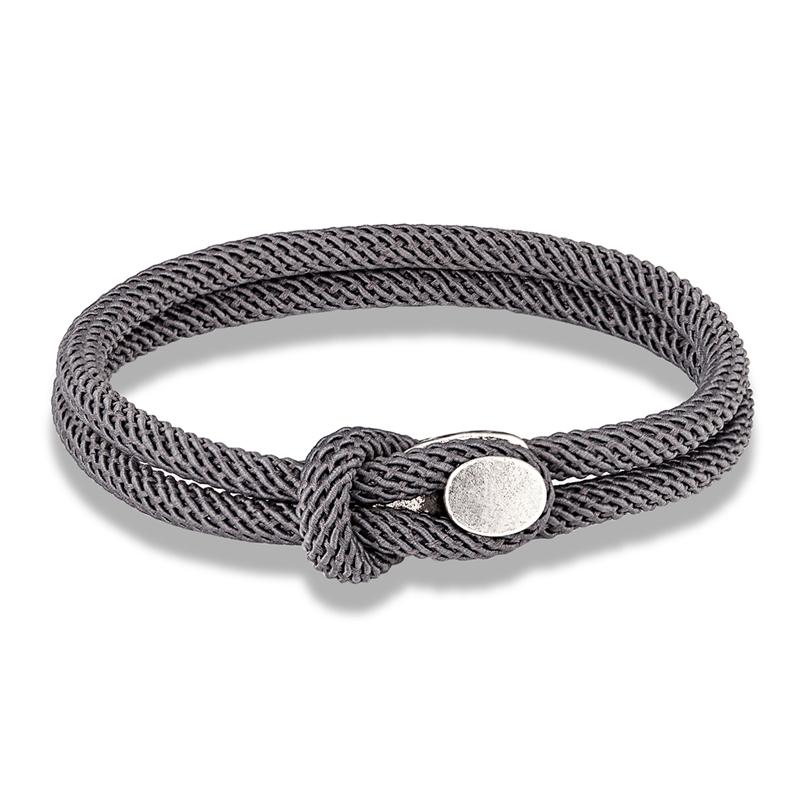 Vintage Men Women Easy Hook Bracelets Double Strand Nautical Survival Rope Paracord Bracelet Couple Minimalist Jewelry