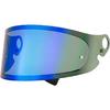 Yamashiro Motorcycle Helmet Mirror Shield EXTRA Shield Shoei CPB-1V Dark Smoke/Blue [Compatible With: Glamster] EX119400