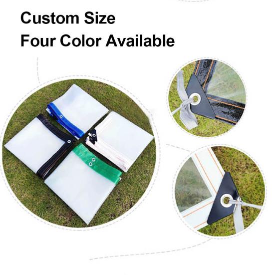 Plastic Thicken Transparent Waterproof Film Cover Garden Plant Shade Shelter