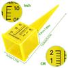 30/10PCS Rain Gauge Sprinkler Gauge For Lawn and Garden Water Measuring Tool Wide Mouth Sprinkler Rain Gauge for Lawn Backyard