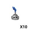 Medieval Weapons MOC Figures Building Blocks Soldiers Accessories Swords Spear Flags Shield Hammer Cowboy Guns Bricks Toys Gifts
