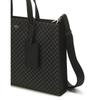 Daks Black Logo Pattern Leather Tote Bag Dbba2e601bk