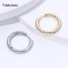 14K Gold Plated Brass Round Hoop Earring For Women Girls Fashion Circle Ring Earrings  Wedding Party Gifts