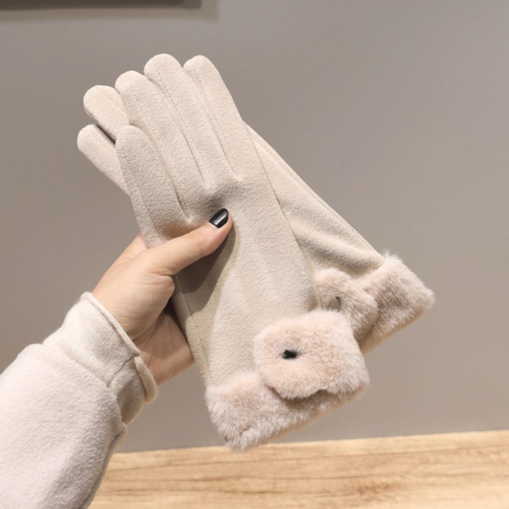 

Touchable Screen Winter Gloves Warm Skiing Gloves 2024 Driving Mittens Women Men