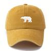 Polar Bear Pattern Baseball Hat for Men and Women Outdoor Sunscreen, Vacation, Camping, Party, Truck Driver Hat