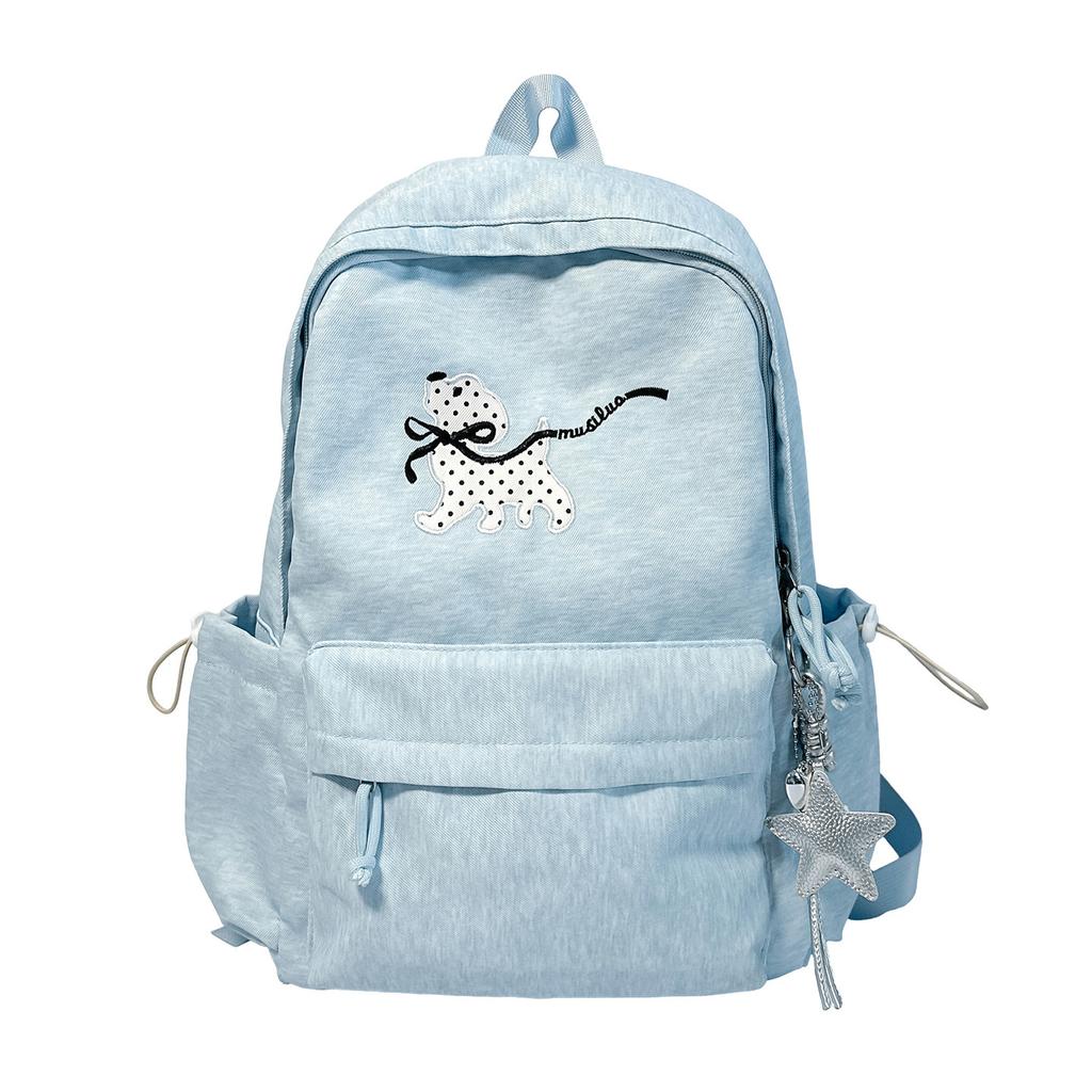 Schoolbag Japanese Cartoon Puppy Backpack Female Fresh Multi-color College Style Student Schoolbag Lightweight Large-capacity Computer Backpack