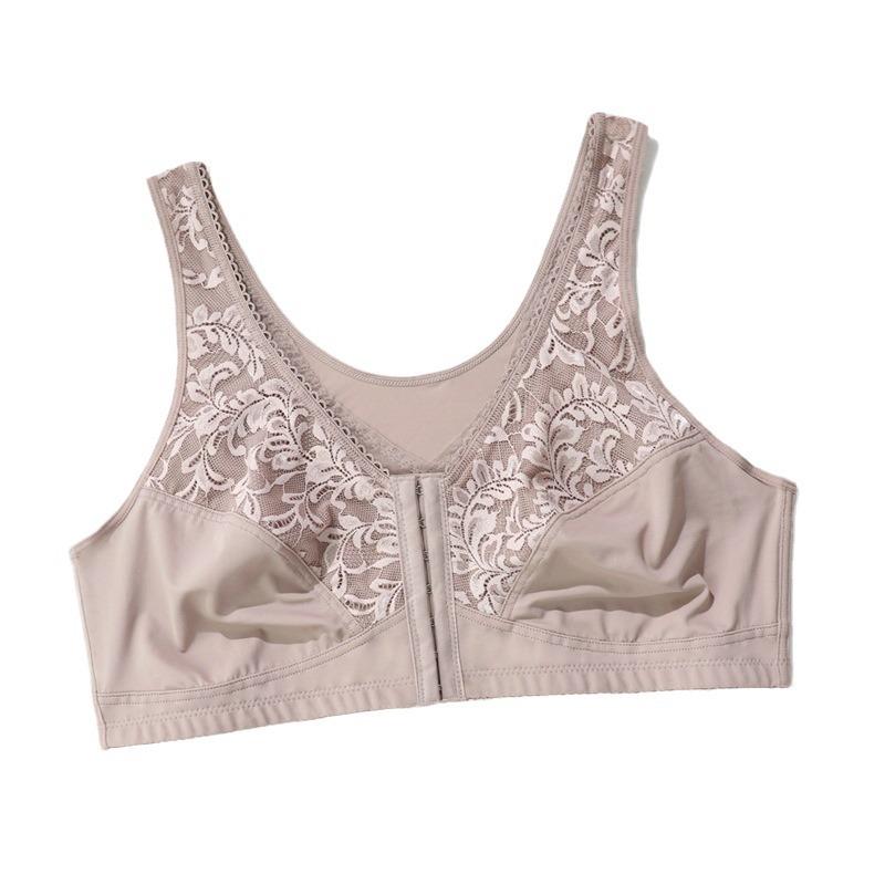 Large Size, No Steel Ring, No Trace Underwear, Front Opening, Ultra-thin Cup, Plus Fat, Plus Full Cup Bra