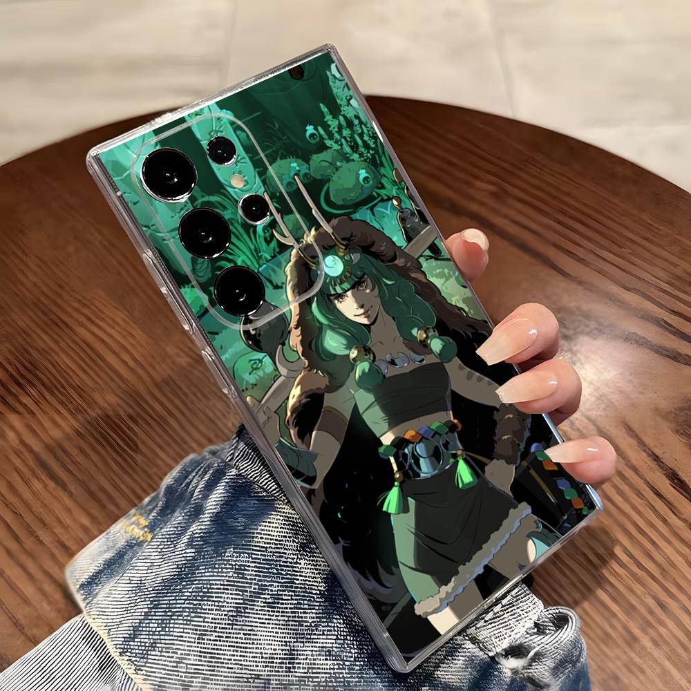 

H-Hades 2 Phone Case For Samsung S26 S25 S24 Ultra S23 Fe S22 S20 S21 Plus Plus 5G Fe Transparent Cover Galaxy A54 5G