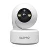 New for 2025 [8 Megapixels, Cry Detection, 2G/5G WiFi Compatible] ELEPRO Pet Surveillance Camera with Color Night Vision, PTZ Auto Tracking, Smartphon