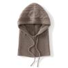 Balaclava Hat Cashmere Hat Women's Winter Warm Hat Scarf Integrated Ear Protection Wool Knitted Hat
