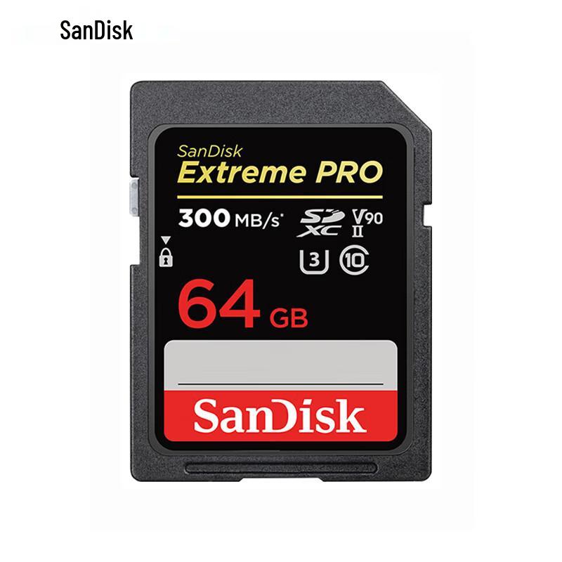 SanDisk 64GB V90 SDXC Memory Card