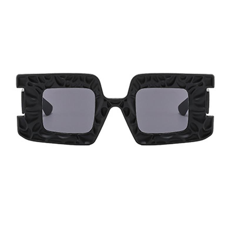 SHAUNA Ochelari de soare pătrați de culoare dublă de modă unici pentru femei, nuanțe UV400, ochelari de soare de șampanie pentru bărbați, în tendințe retro, gradient