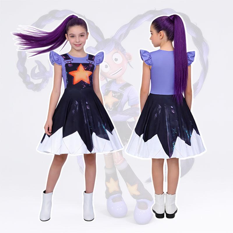 Horror Game Play Time Lily Cosplay Costume Girls Dress Up Bobi 5 Puppet Lily Children's Clothes Halloween Ca… More