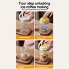 Multifunctional Large Capacity Ice Cube Tray Press Easy Demoulding Portable Ice Making Storage Cup Ice Maker