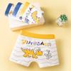4 PCS Kids Boxer Underwear Cotton Cute Cartoon Vehicle Children Shorts Underpants Soft Boy Panties 3-12 Years Old