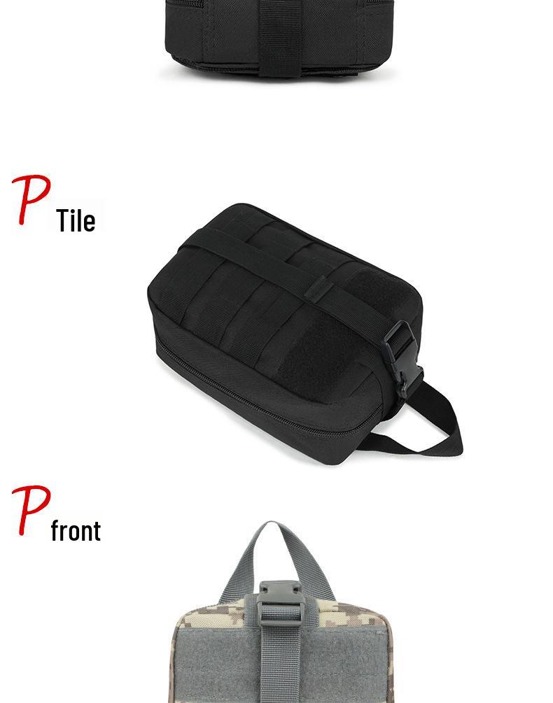 800D Tactical Medical Pouch & Waist Pack: Multifunctional MOLLE Rescue Bag for Outdoor Climbing