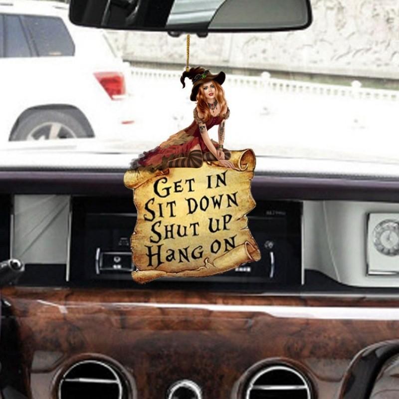 Bunter Acryl Hexenanhänger Auto Hängedekoration für Schlüssel oder Rucksackzubehör